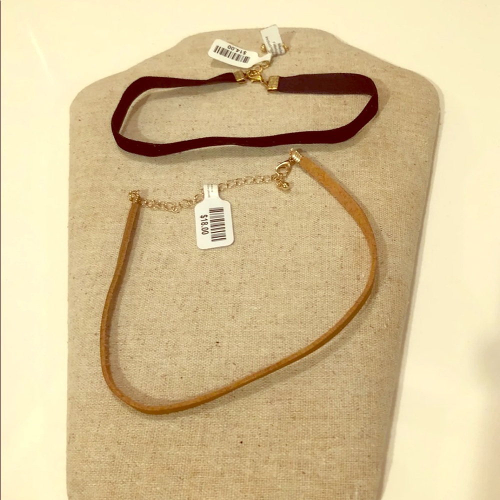 Set of two urban outfitters chokers